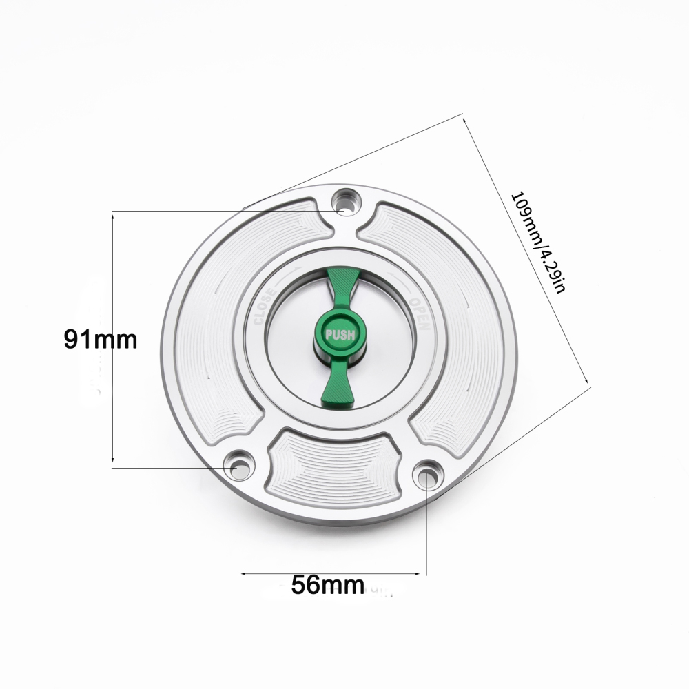 For KAWASAKI Z1000 2003-2006 2013-2020 Z750 2003-2006 ZRX 1200 2002+ ZX-10R 2004-2005 ZX-6R 2003-2006 ZX-6RJ1-2 ZRX 1200 A1 ZX-6R(636-A1P)  All Years ZX-6RR 2006+ ZX-9R 2000-2003 ZX-9RE 2000-2001 Motorcycle Gas Cap