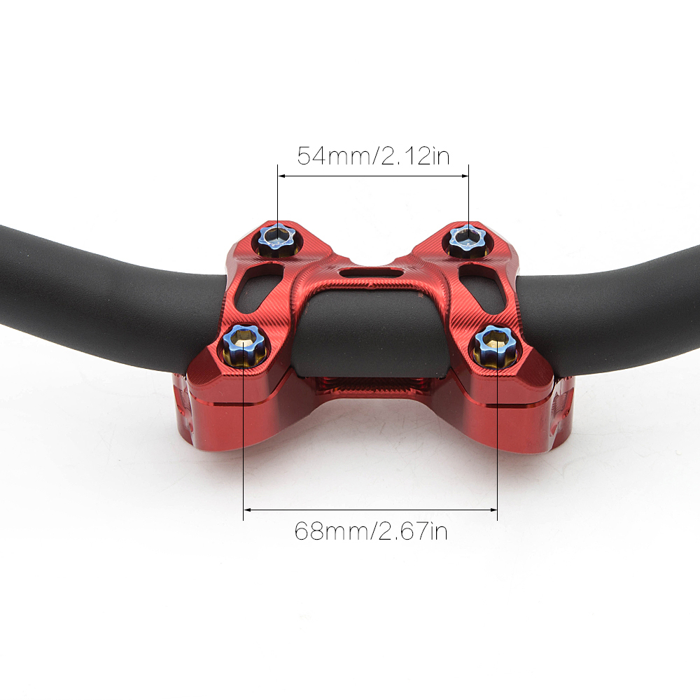 Free Shipping Racing Accessories Aluminum Alloy 28MM Motorcycle Handlebar 1-1/8" Handle Bar Rise Mount For ducati MONSTER 696 2008-2014 monster 1100/evo 2009-2013