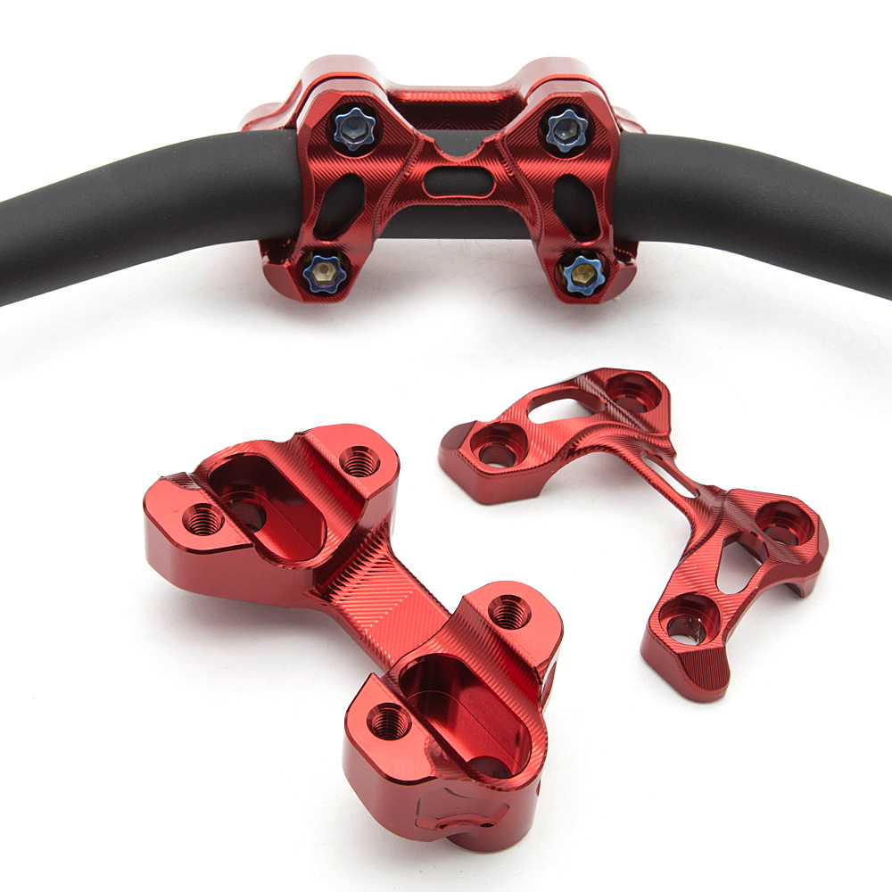 Free Shipping Racing Accessories Aluminum Alloy 28MM Motorcycle Handlebar 1-1/8" Handle Bar Rise Mount For ducati MONSTER 696 2008-2014 monster 1100/evo 2009-2013