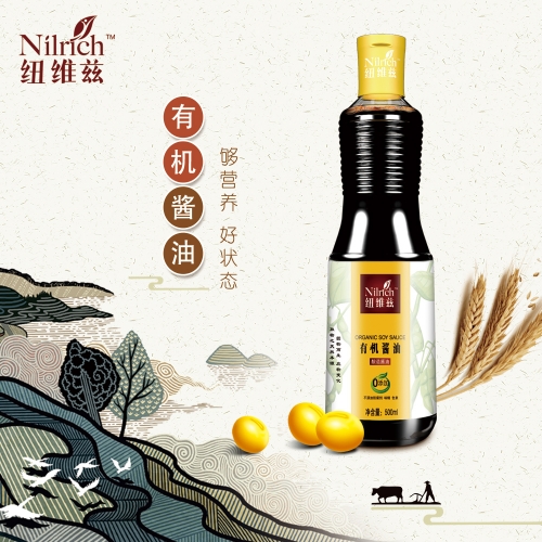 NAZ065  NILRICH Organic Soy Sauce 纽维滋有机酱油 500ML