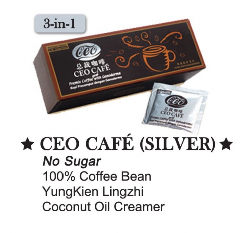 CEO002 CEO CAFE Premix Coffee 3in1 With Ganoderma 总裁咖啡 (3 in 1)