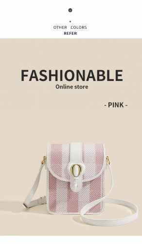 Fashionable Shoulder bag (khaki/pink/blue)2023新款单肩包（卡其色/粉色/蓝色）