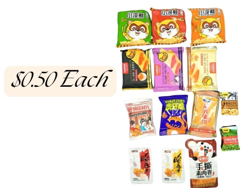 Snack- $0.50/pack