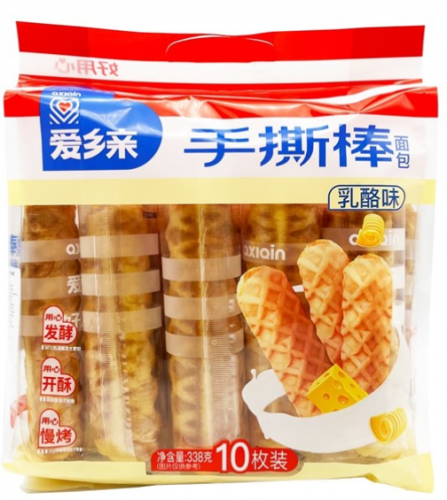 Cheese Bread Stick 爱乡亲手撕棒乳酪面包 338g