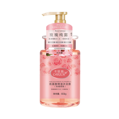 CBA038 CARICH Amino Acid Essential Oil Shower Gel (Rose Hydrosol) 卡丽施氨基酸精油沐浴露 (玫瑰香氛) 650G