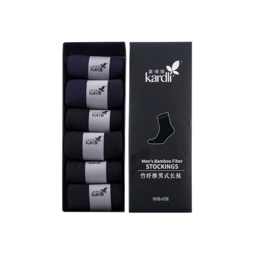 KAC603 KARDLI Bamboo Fiber Men's Long Socks 家得丽竹纤维男式长袜 7PAIRS