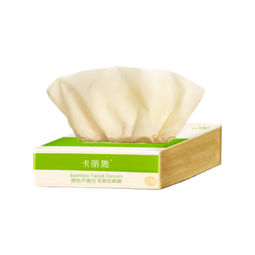 CBC007 CARICH Bamboo Fiber  Facial Tissue  Small Q  卡丽施竹纤维小Q面巾纸 6 PKTS