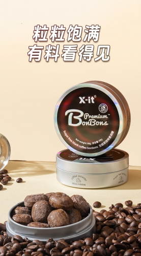 XIT001  Premium Bonbons Sugar Free Black Coffee  无糖冰黑咖啡糖98g/盒