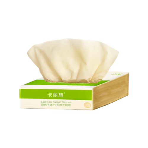 CBC007 CARICH Bamboo Facial Tissue Q 卡丽施竹纤维小Q面巾纸 [Loose Pack]