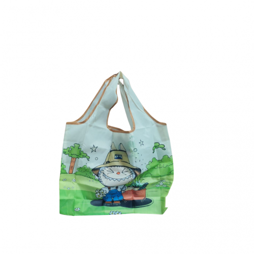 LBB01 LABUBU Foldable Large Capacity Eco-Friendly Shopping Bag 可折叠大容量环保购物袋