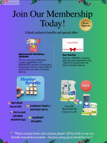 绿悦会员 - 新会员礼包 - $ 220.00 ECO JOY MEMBERSHIP - NEW MEMBER PACKAGE (SS)