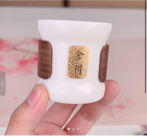 TEACUP13 High-End White Porcelain Master Cup 舍得高端白瓷主人杯