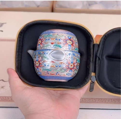 TEAPO2 Tea Pot Set 周鸿杰单人泡缠枝手抓壶