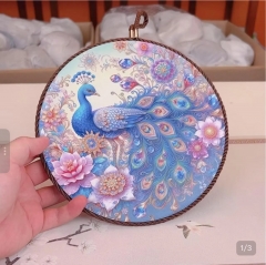 TEAPL01 Absorbent Tea Tray 花开富贵孔雀吸水茶盘