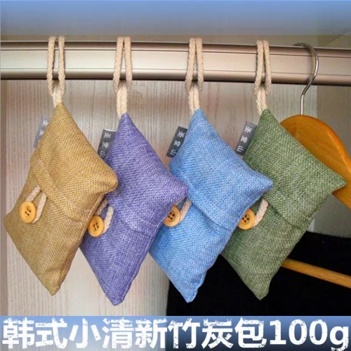 BAMB01 Bamboo Charcoal Aromatherapy Bag 竹炭包家用碳包麻布除去甲醛