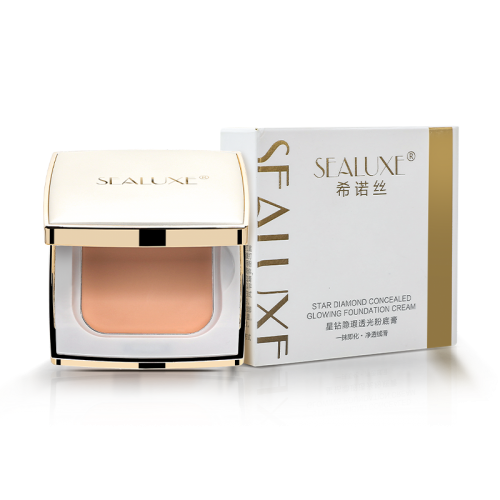 XNA023 SEALUXE® STAR DIAMONDCONCEALED GLOWINGFOUNDATIONCREAM轻盈柔雾定妆散粉