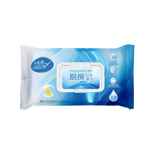 CEA092 CARICH Kitchen Sanitary Wipes 卡丽施厨房去油污卫生湿巾 80片