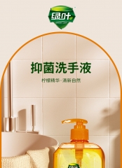 [NEW ARRIVAL | 15% OFF] LYA122/LGN006 GREENLEAF Antibacterial Hand Sanitizer Flav Lemon 绿叶抑菌洗手液 柠檬精华 480ml