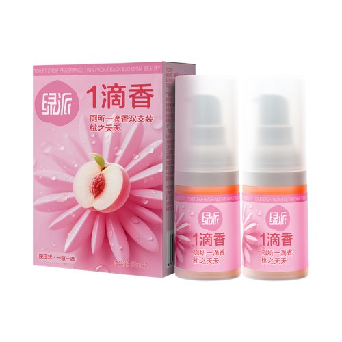 LPA052 GREENLEAF Toilet Drop Fragrance Twin Pack (Peach Blossom) 绿派厕所一滴香双支装 (桃之夭夭 )
