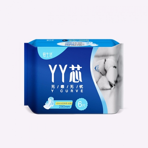DAD009 ILIFE YY Pads 290MM (Night Use) YY 芯无感无忧夜用卫生巾 6PCS