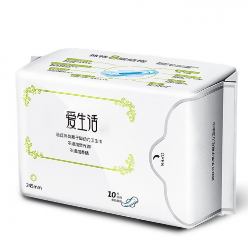 DAD004  ILIFE Sanitary Napkins (Day) 爱生活日用卫生巾 245MM/10PCS