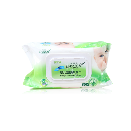 CBC002 CARICH Baby Cleansing Wipes 卡丽施婴儿洁肤柔湿巾 80PCS