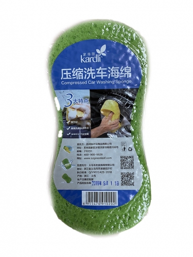 SB1422 CARICH Compress Car Wash Sponge 卡丽施压缩洗车海绵