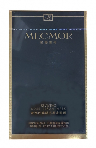 MER002：MECMOR Reviving Rose Serum Mask  C264奢宠玫瑰赋活黑金面膜 27ML X 5PCS