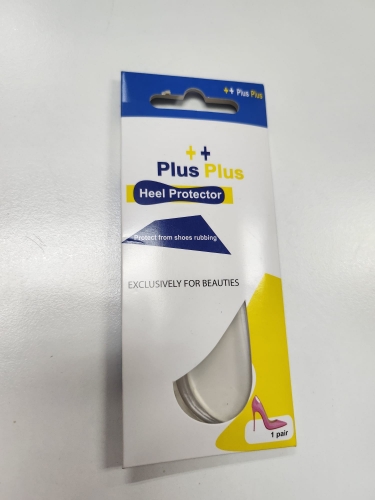 HHH009  PLUS PLUS Heel Protector 透明硅胶防磨贴 2PCS/PAX