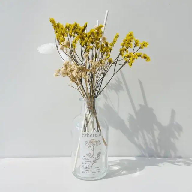 Valentine's organic handmade eco-friendly dried natural flowers for Reed Diffuser