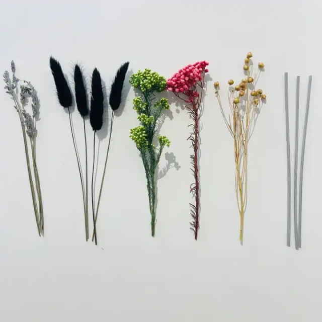 Hot selling DIY wedding decorations 100% dried natural flowers for Reed Diffuser