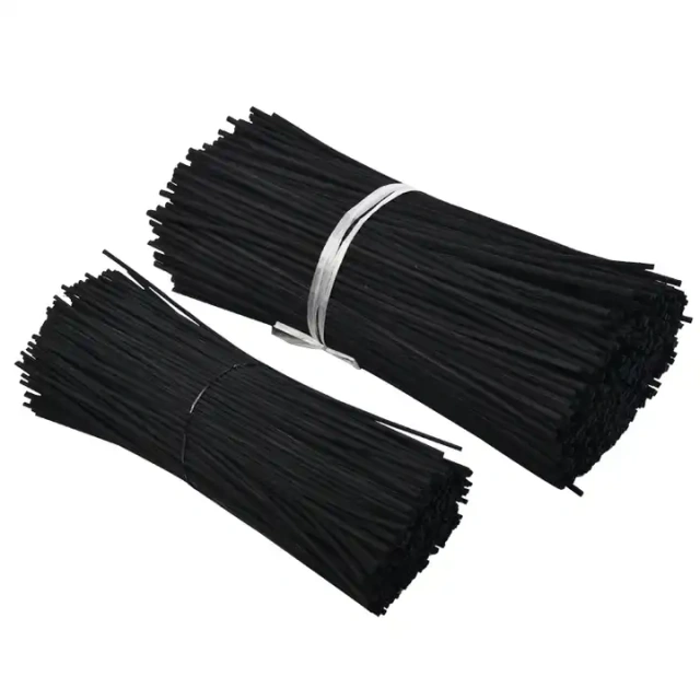 Eco-friendly Home Fragrance Black Nature Colour Indonesia Rattan Reed Wood Sticks