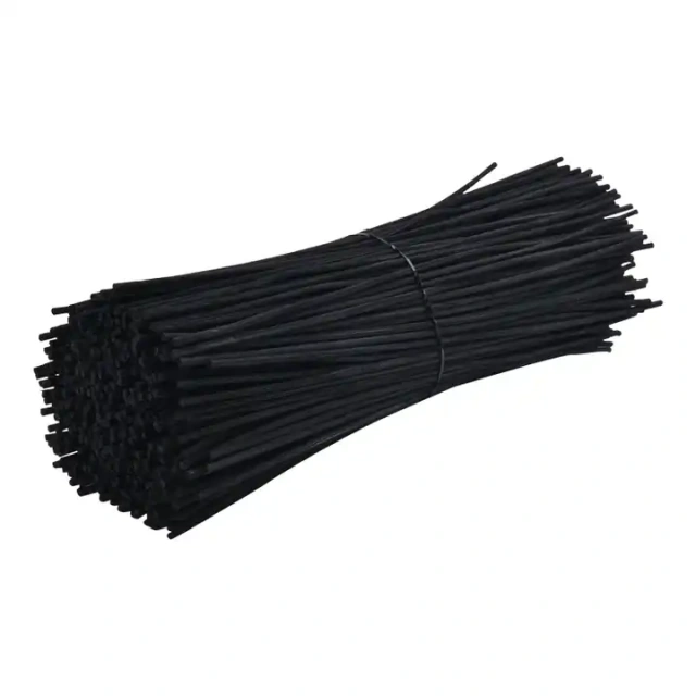 3mmD 20cmL best Aromatherapy Black Colored Replacement Rattan Reed Diffuser Stick For Liquid Air Freshener