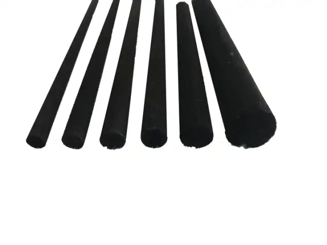 3mmD 20cmL NO MOQ Black Fiber Sticks Reed Stick Fiber Diffuser