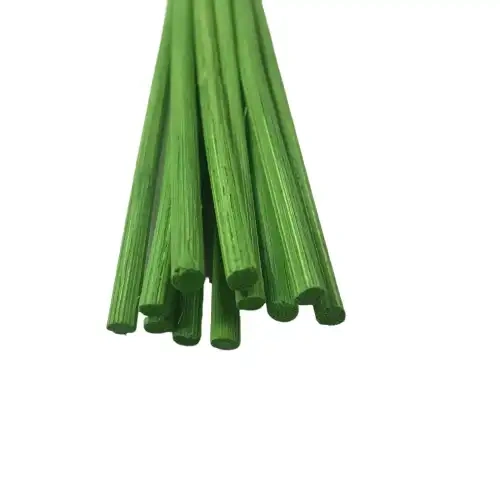 Excellent Coloful Fragrance Rattan Stick Green Tea Reed Diffuser Air Freshener For Hospital