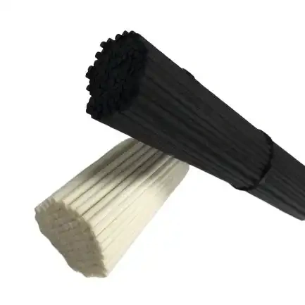 6mm 7mm 8mm Big Diameter Eco-Friendly No Glue China Black Fiber Reed Diffuser Sticks