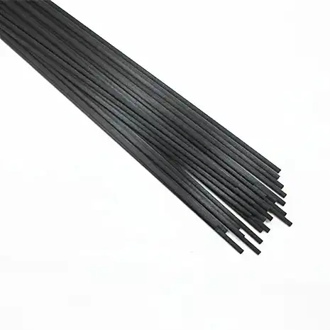 3mmD 25cmL Polyester Stretch Yarn Not Fade Black Synthetic Fiber Stick Reed Diffuser