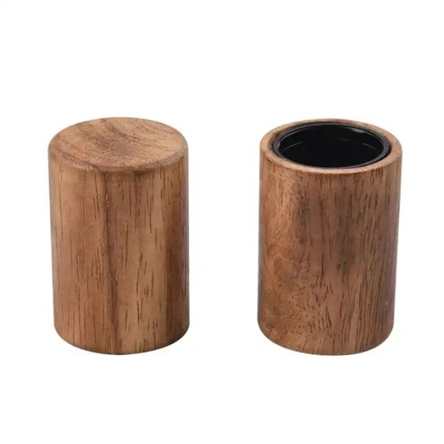 2022 Top Sale Custom Size Good Quality Reed Diffuser Cap Screw Wooden Lid