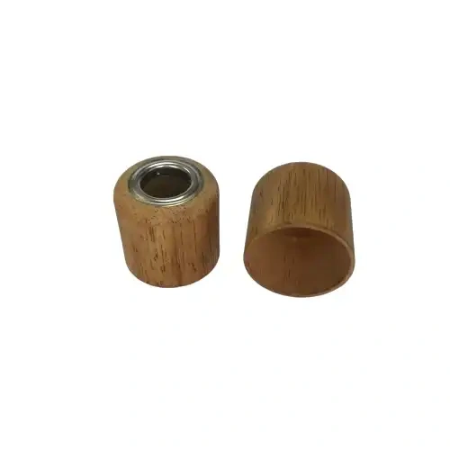 Best Selling Customized Luxury Wooden Cap Glass Jar Wooden Lid