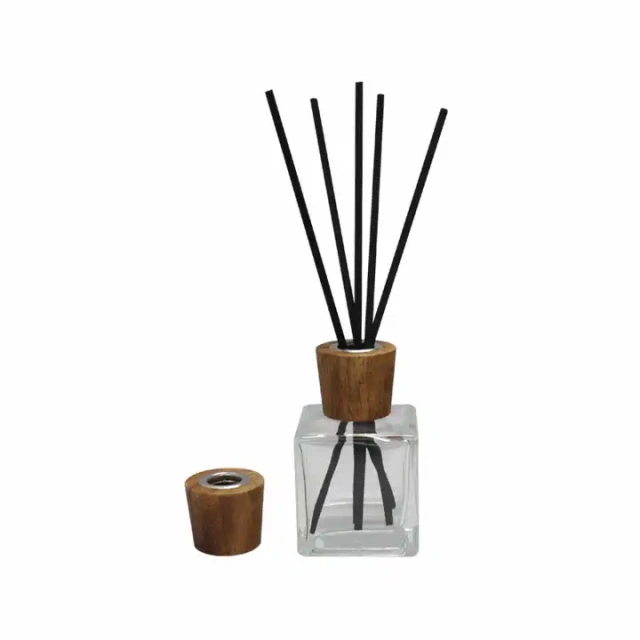 Eco-Friendly Luxury Candle Reed Diffuser Bottle Cap Wooden Cap Diffuser