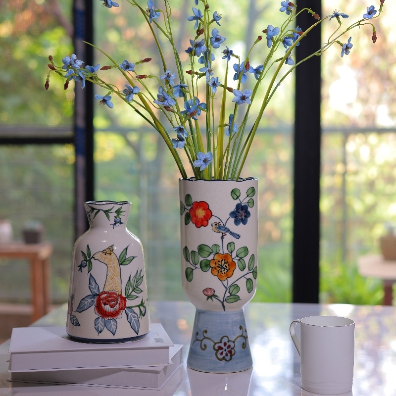 Hand Painted Ceramic Vases 3 Shape