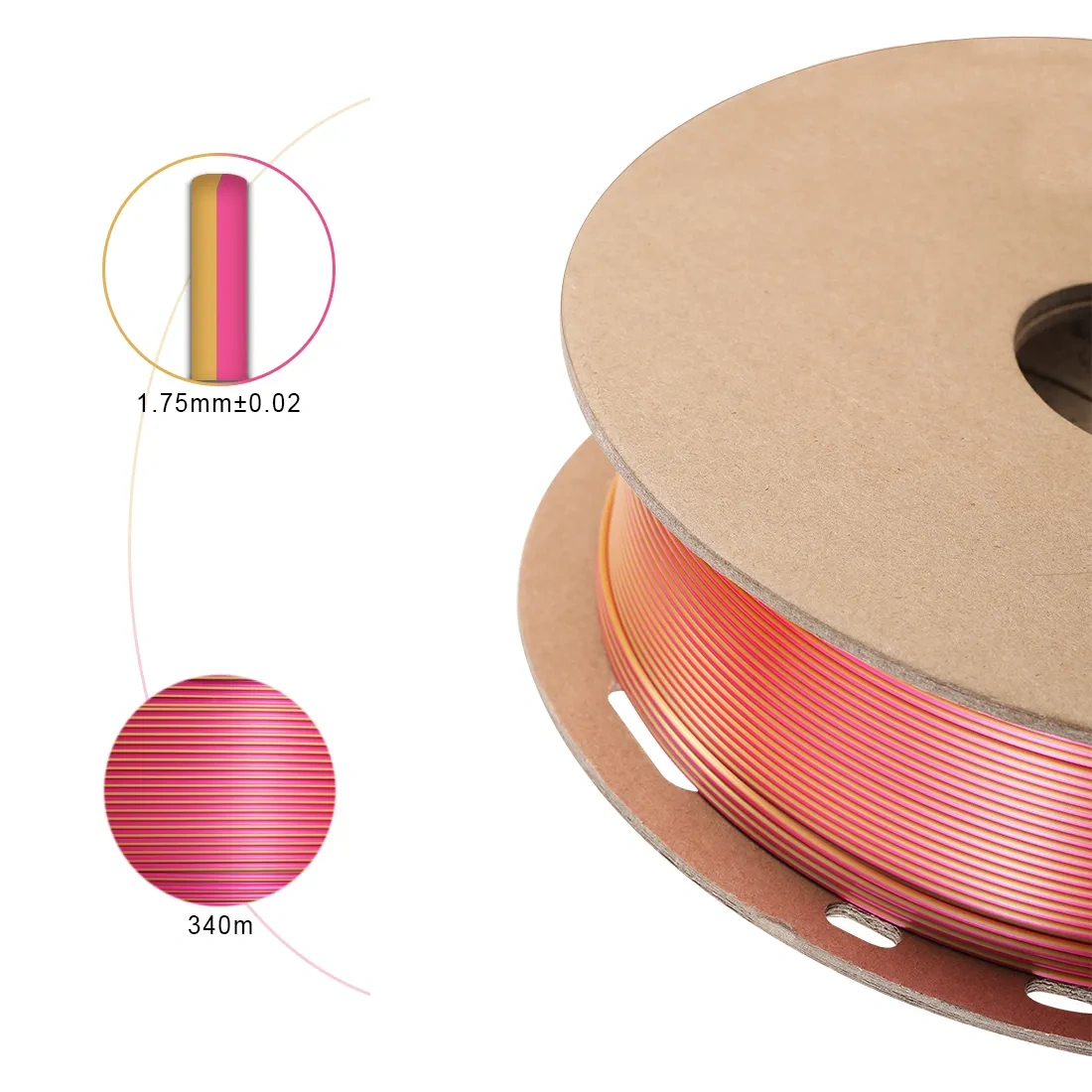 PLA Silk 3D Printing Filament