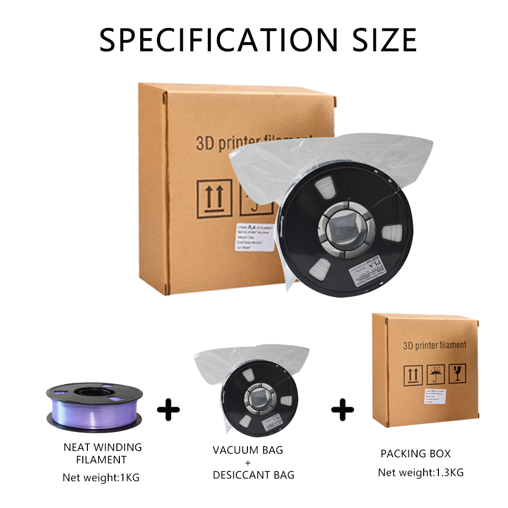 PLA Silk 3D Printing Filament