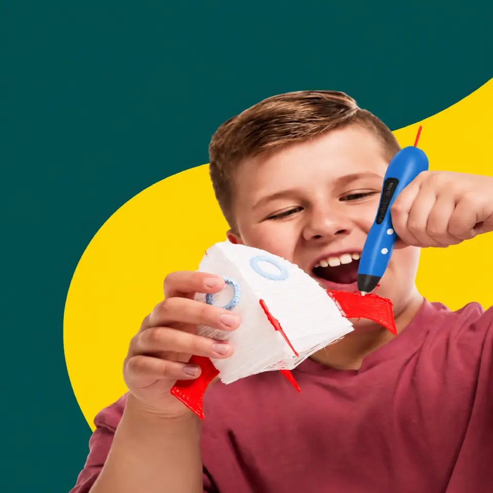 Safe and Scald-Free 3D Pen for Kids