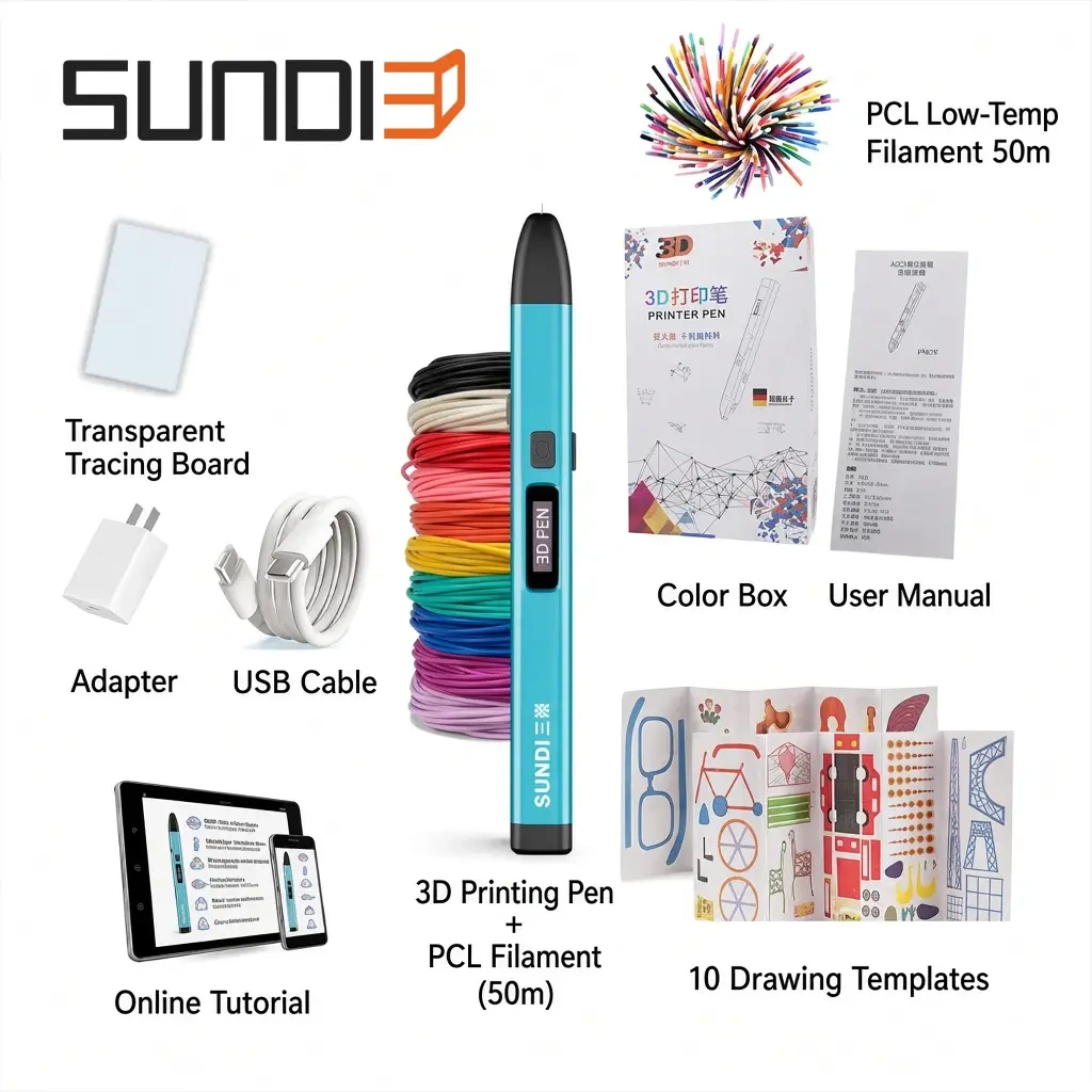 Digital display screen 3D printing pen