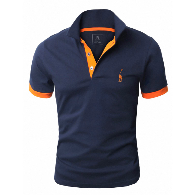 GLESTORE Mens Polo Shirts Short Sleeve Shirts for Male