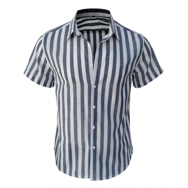 GLESTORE Mens Shirts Casual Short Sleeve Button Down Shirts for Male