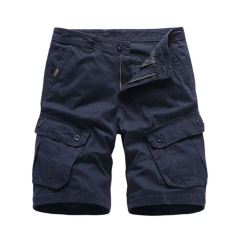 GLESTORE Men's Shorts Mid Waist Straight 5 Points Male