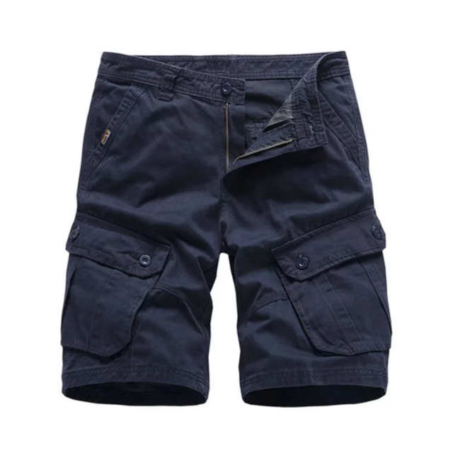 GLESTORE Men's Shorts Mid Waist Straight 5 Points Male