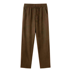 Mens Elastic Waist Pants Mens Lounge Pants with Pockets Drawstring Pants Summer Casual